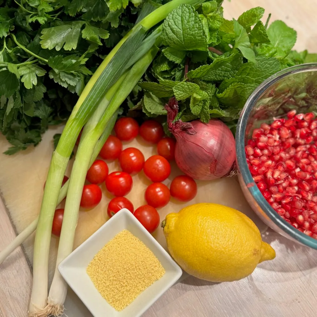 Tabbouleh med granateple - Meze / mezze